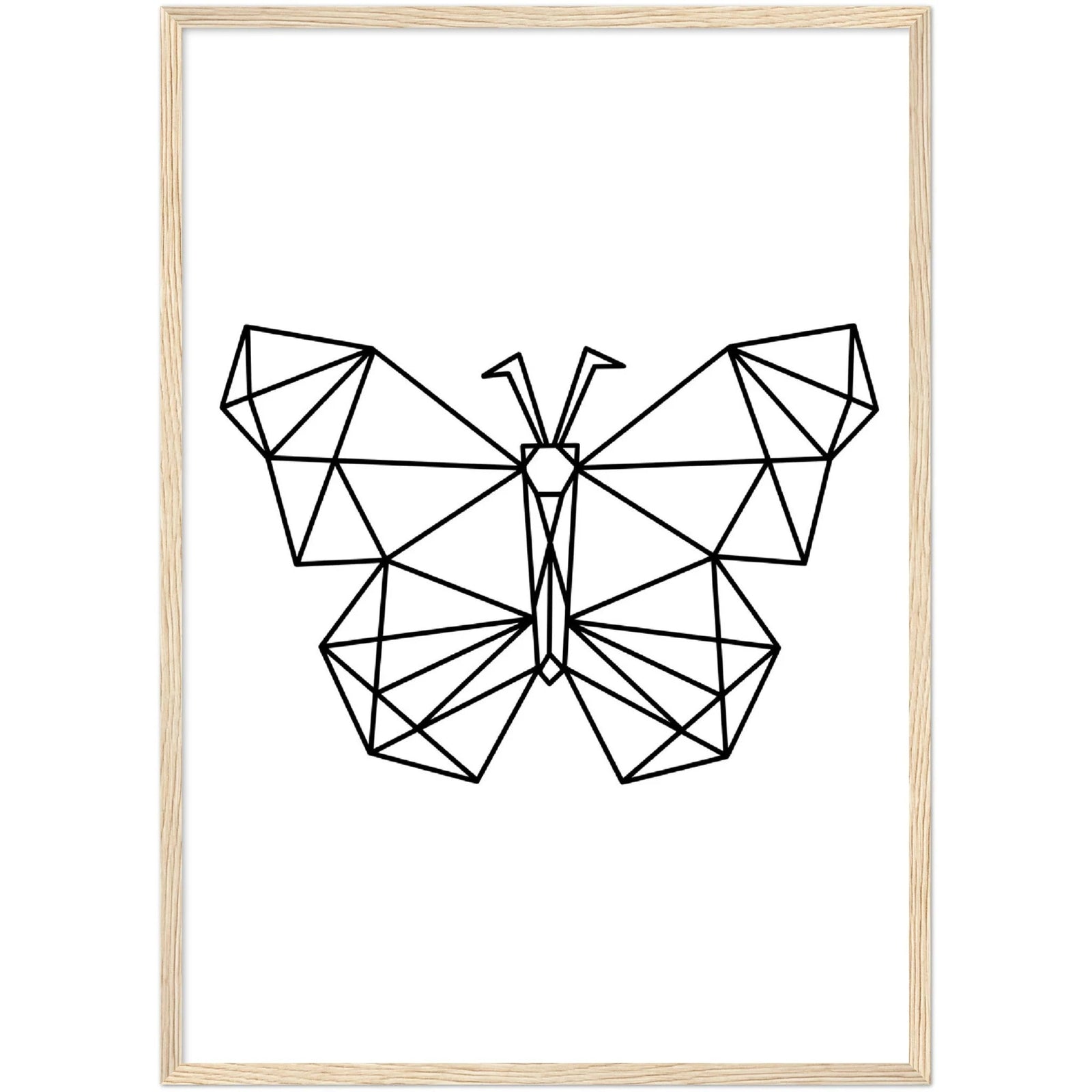 Geometric Butterfly Wall Art - The Trendy Art