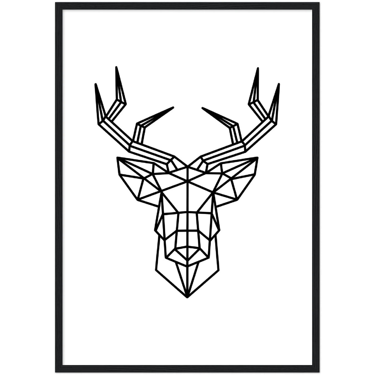 Geometric Deer Wall Art - The Trendy Art