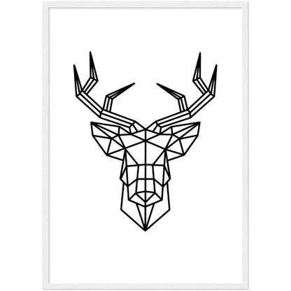 Geometric Deer Wall Art - The Trendy Art