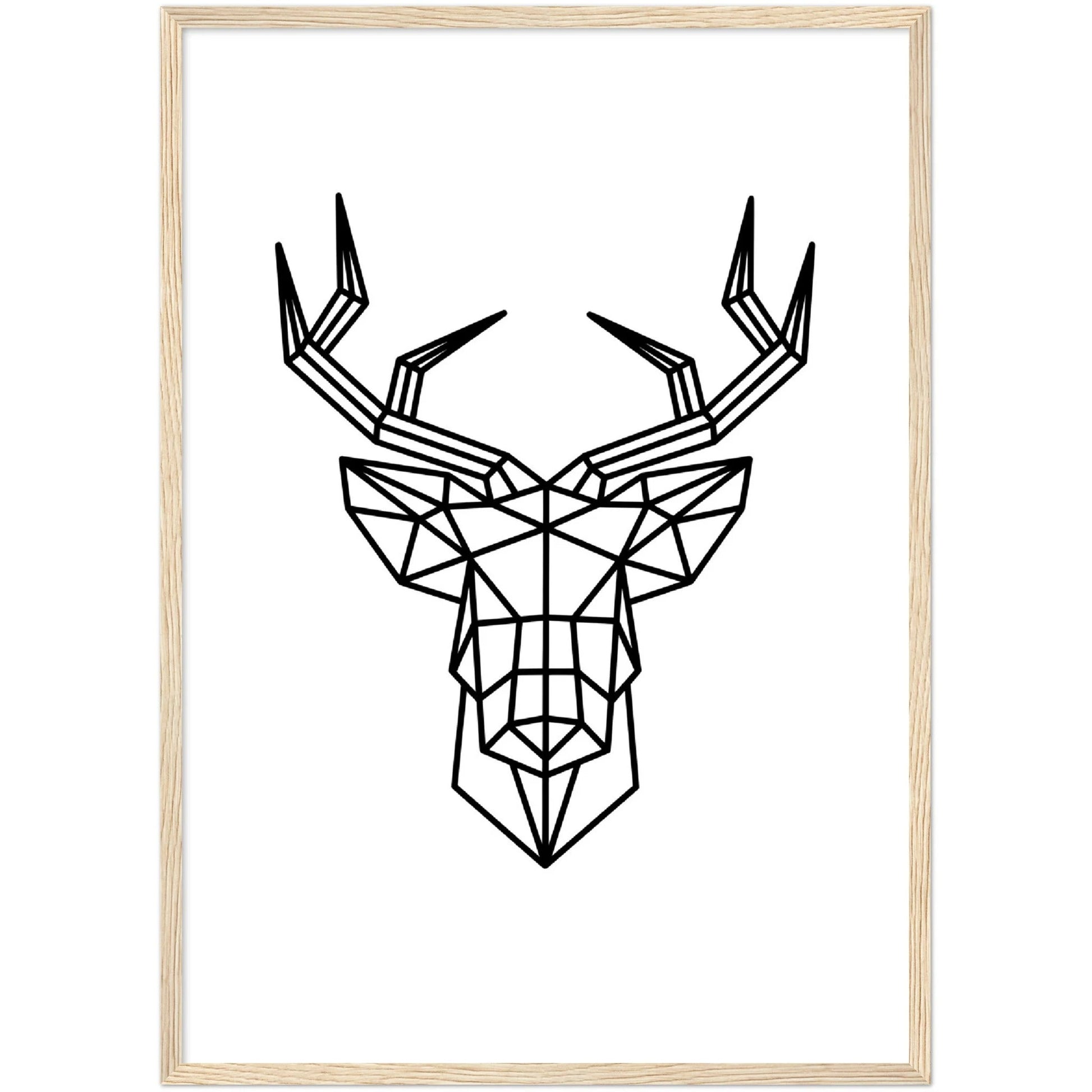 Geometric Deer Wall Art - The Trendy Art