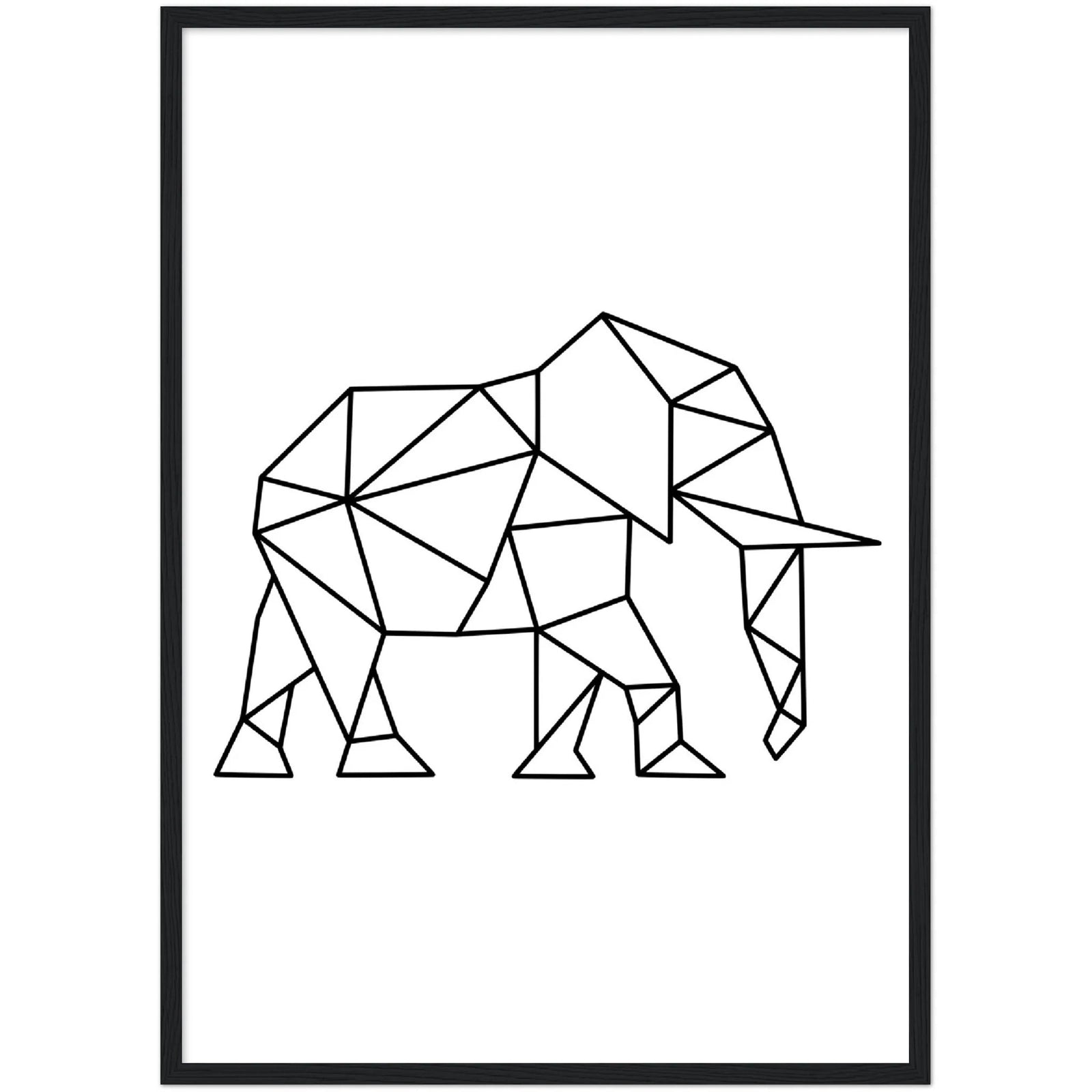 Geometric Elephant Wall Art - The Trendy Art