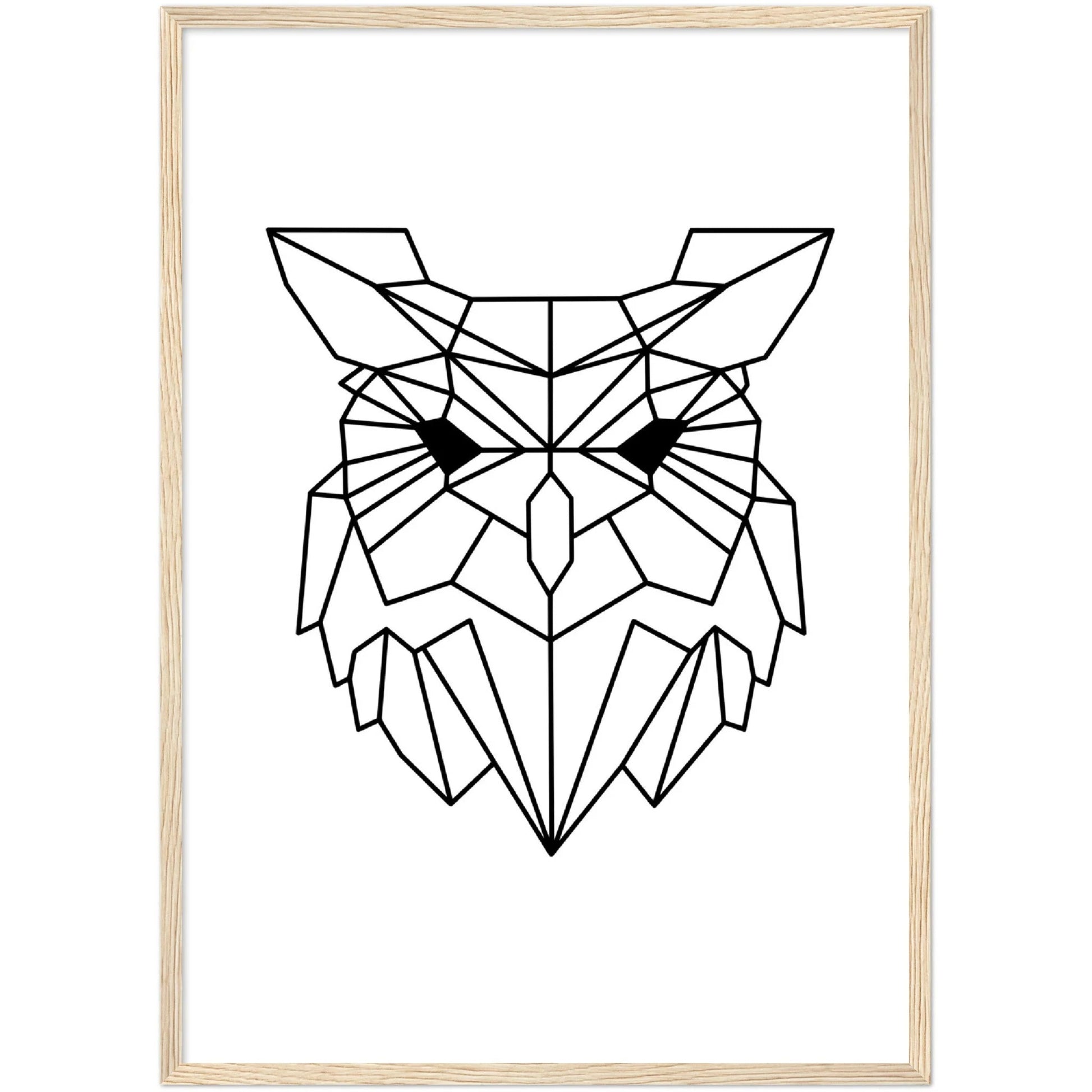 Geometric Owl Wall Art - The Trendy Art