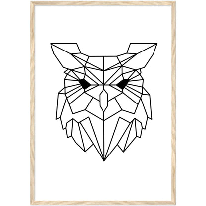 Geometric Owl Wall Art - The Trendy Art