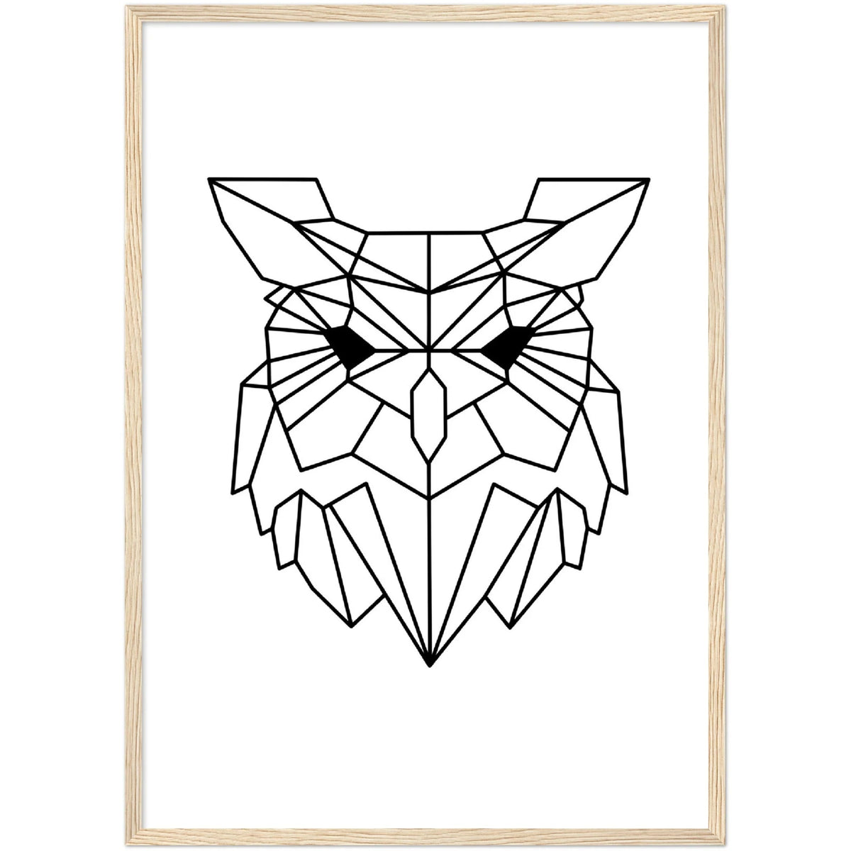 Geometric Owl Wall Art - The Trendy Art
