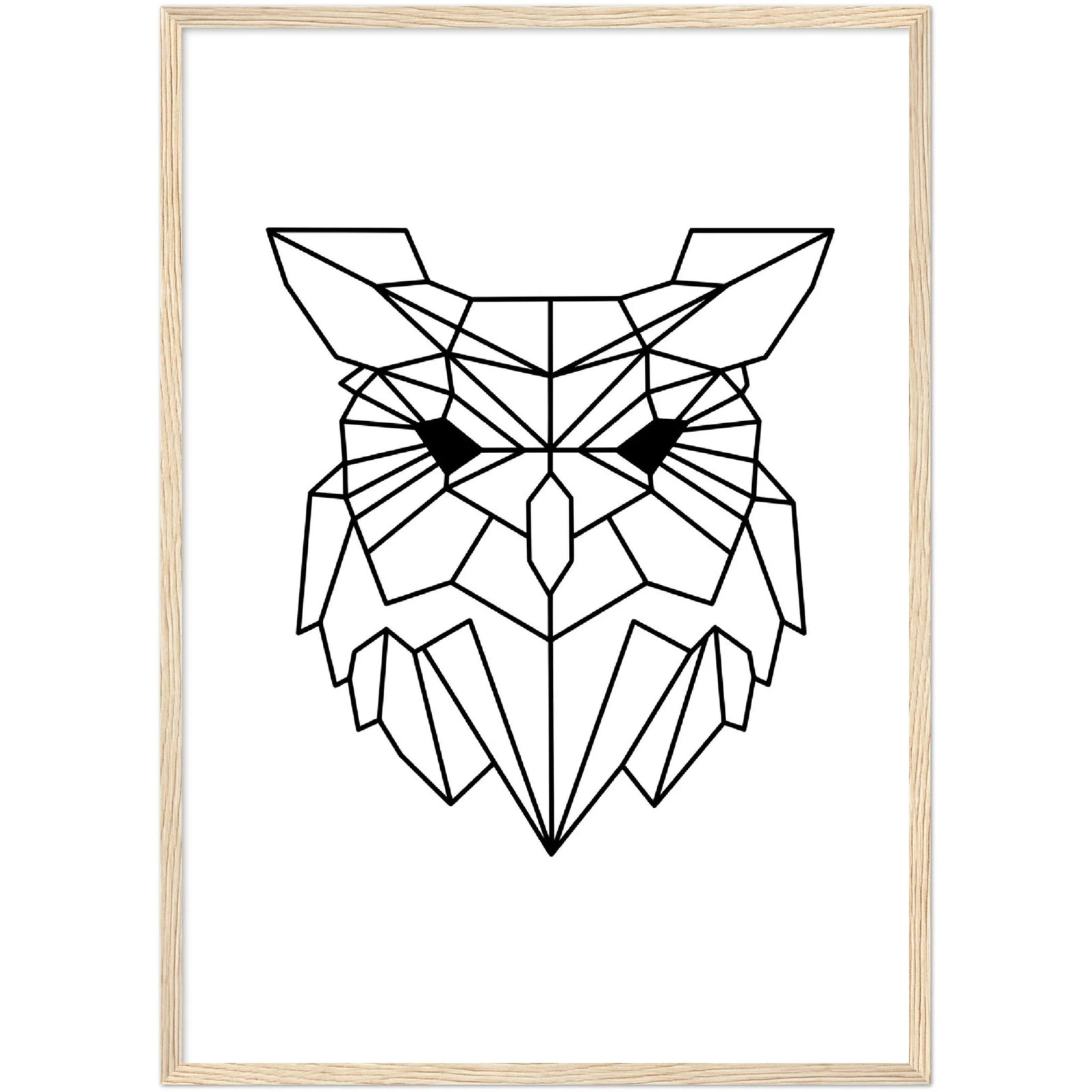 Geometric Owl Wall Art - The Trendy Art
