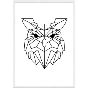 Geometric Owl Wall Art - The Trendy Art