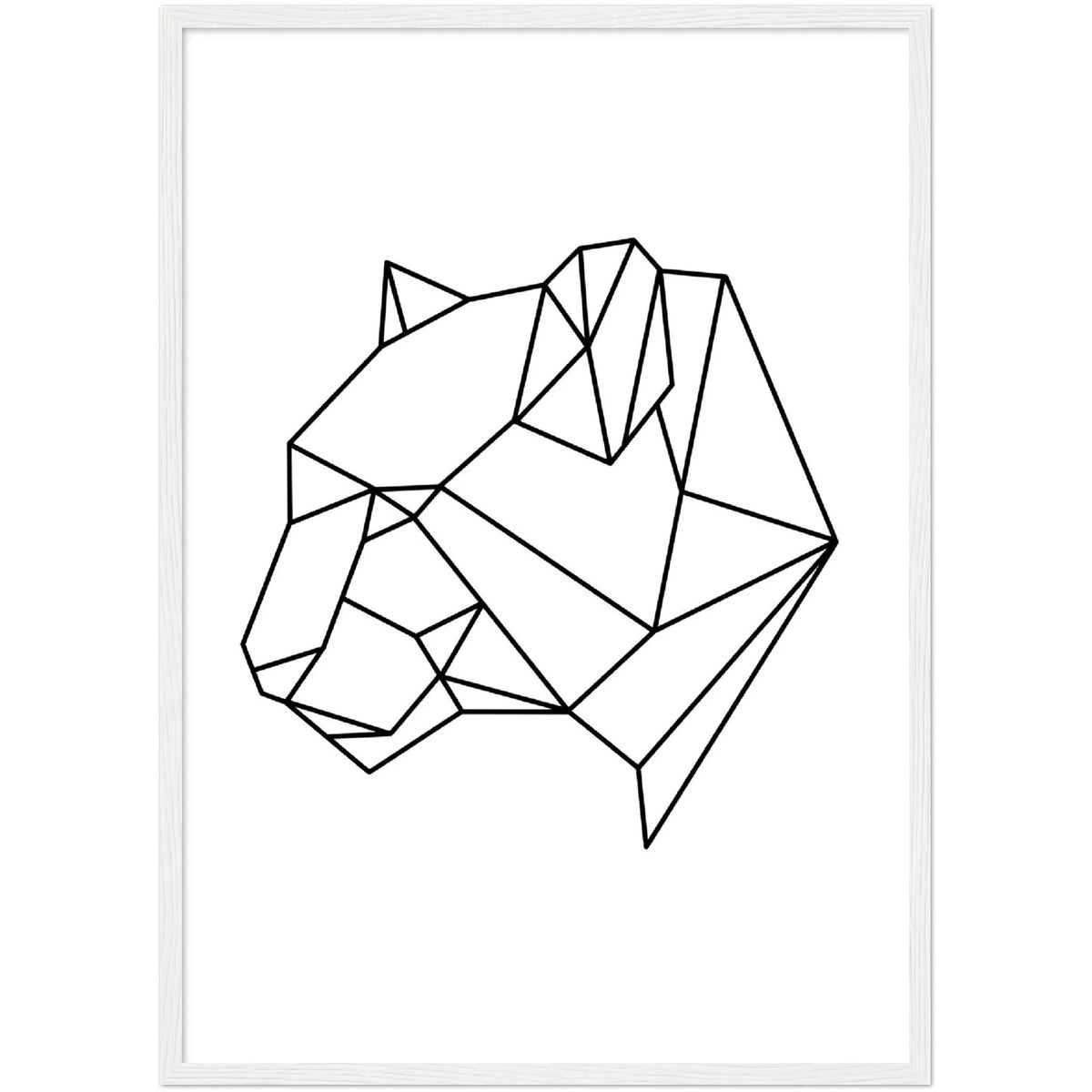 Geometric Panther Wall Art - The Trendy Art