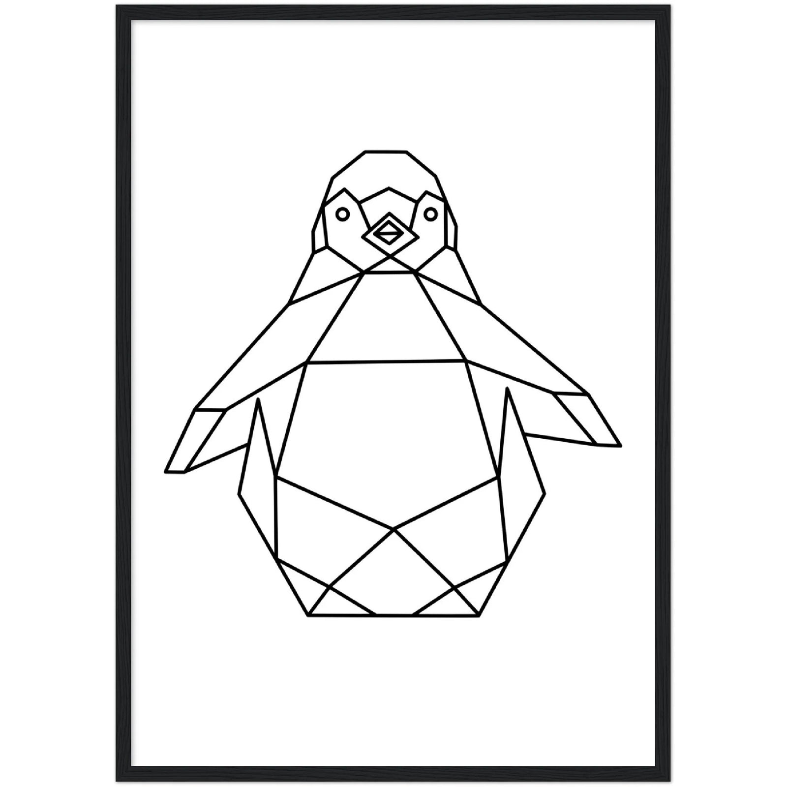 Geometric Penguin Wall Art - The Trendy Art