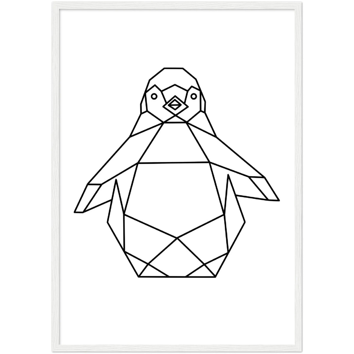 Geometric Penguin Wall Art - The Trendy Art