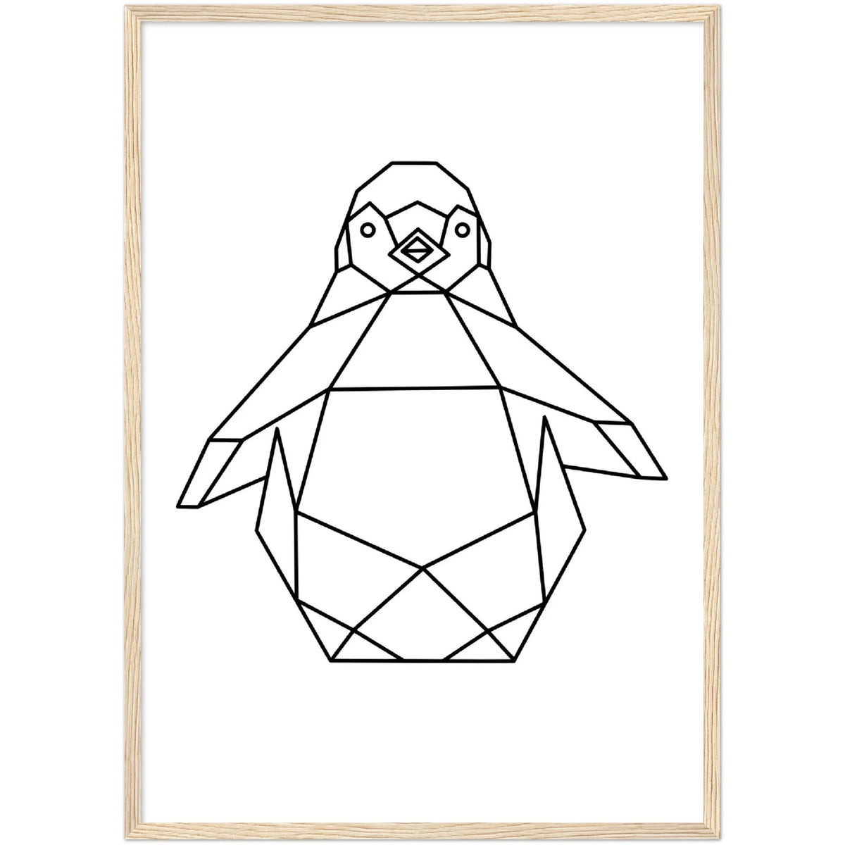 Geometric Penguin Wall Art - The Trendy Art