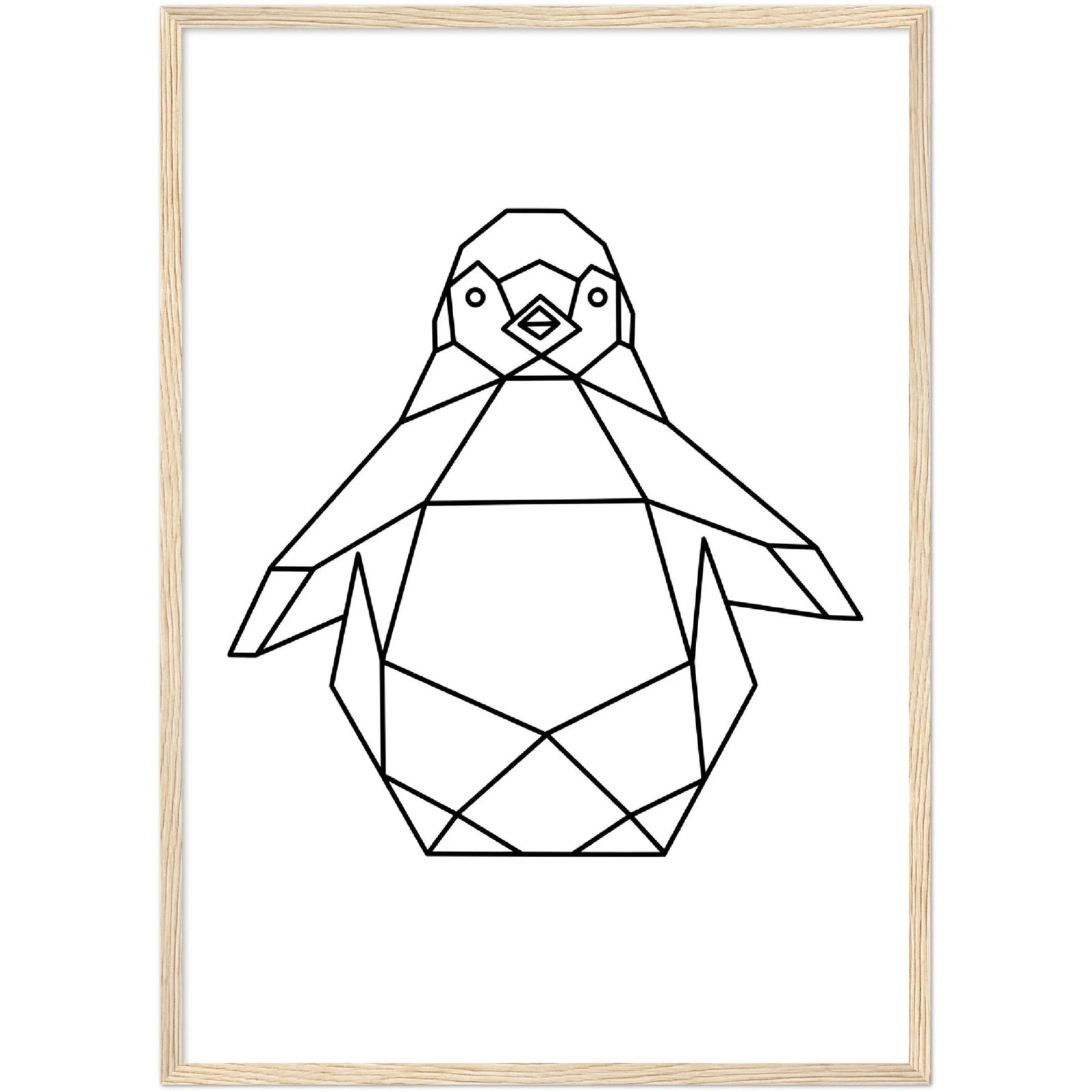 Geometric Penguin Wall Art - The Trendy Art
