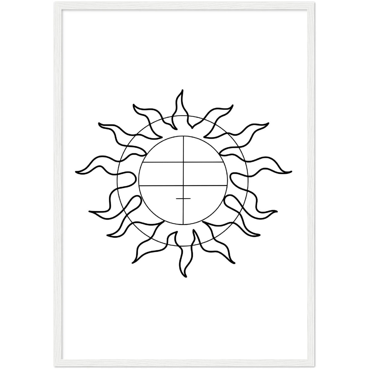 Geometric Sun Wall Art - The Trendy Art
