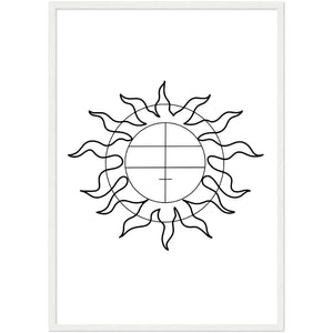 Geometric Sun Wall Art - The Trendy Art