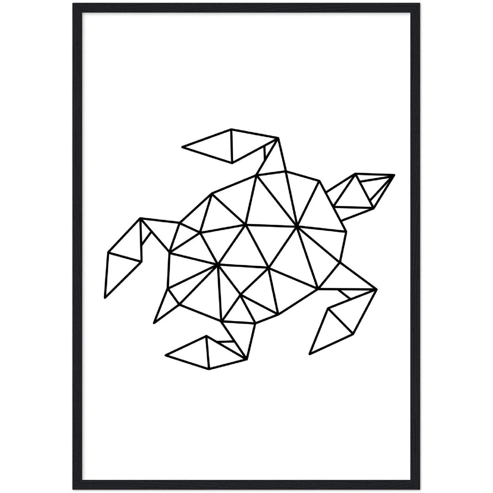 Geometric Turtle Wall Art - The Trendy Art