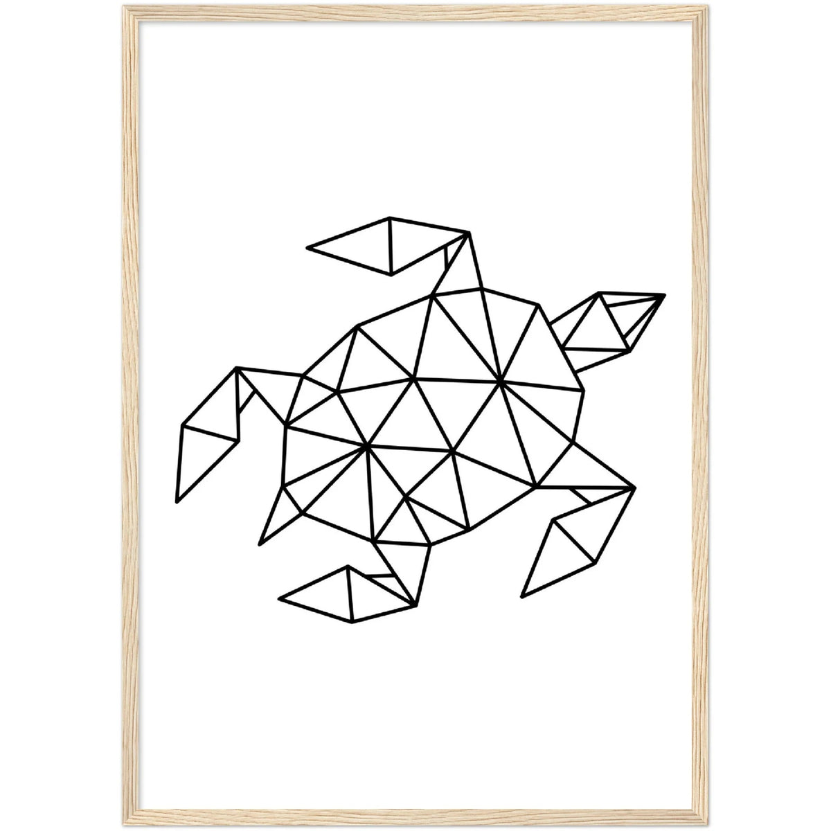 Geometric Turtle Wall Art - The Trendy Art