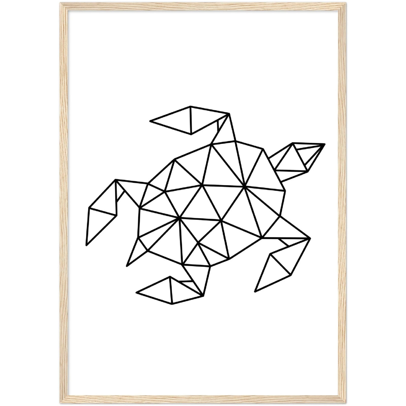 Geometric Turtle Wall Art - The Trendy Art
