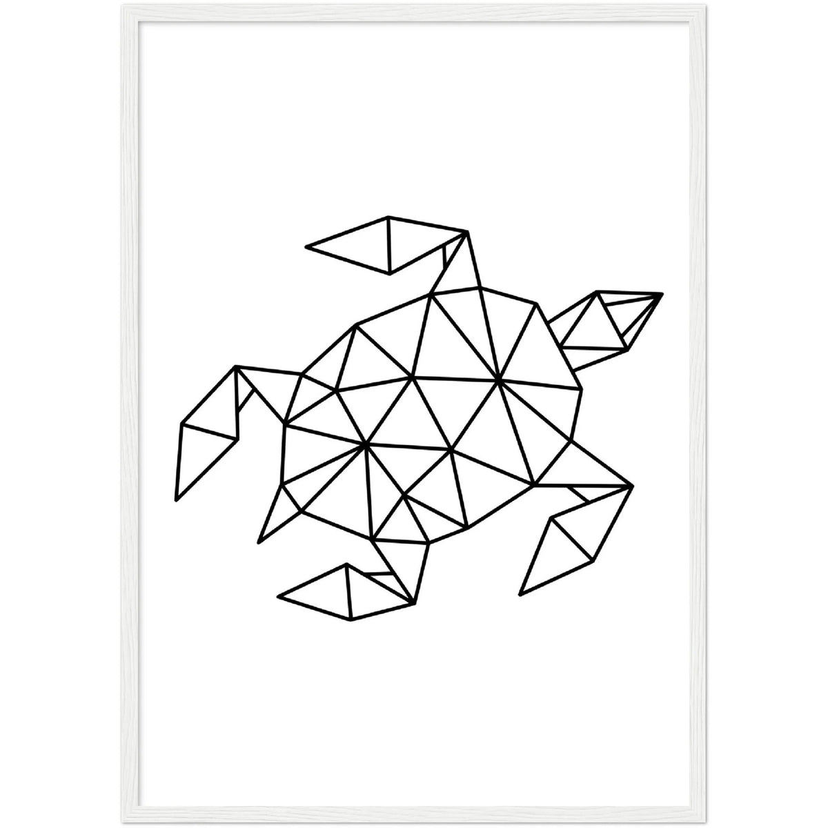 Geometric Turtle Wall Art - The Trendy Art