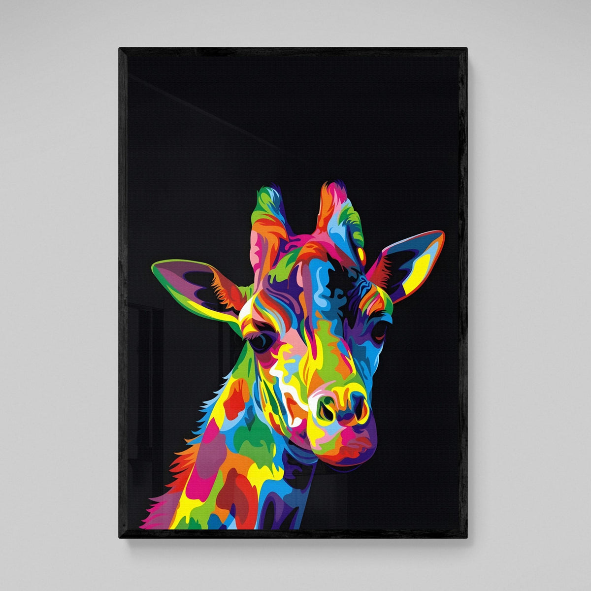 Giraffe Pop Art Canvas - The Trendy Art