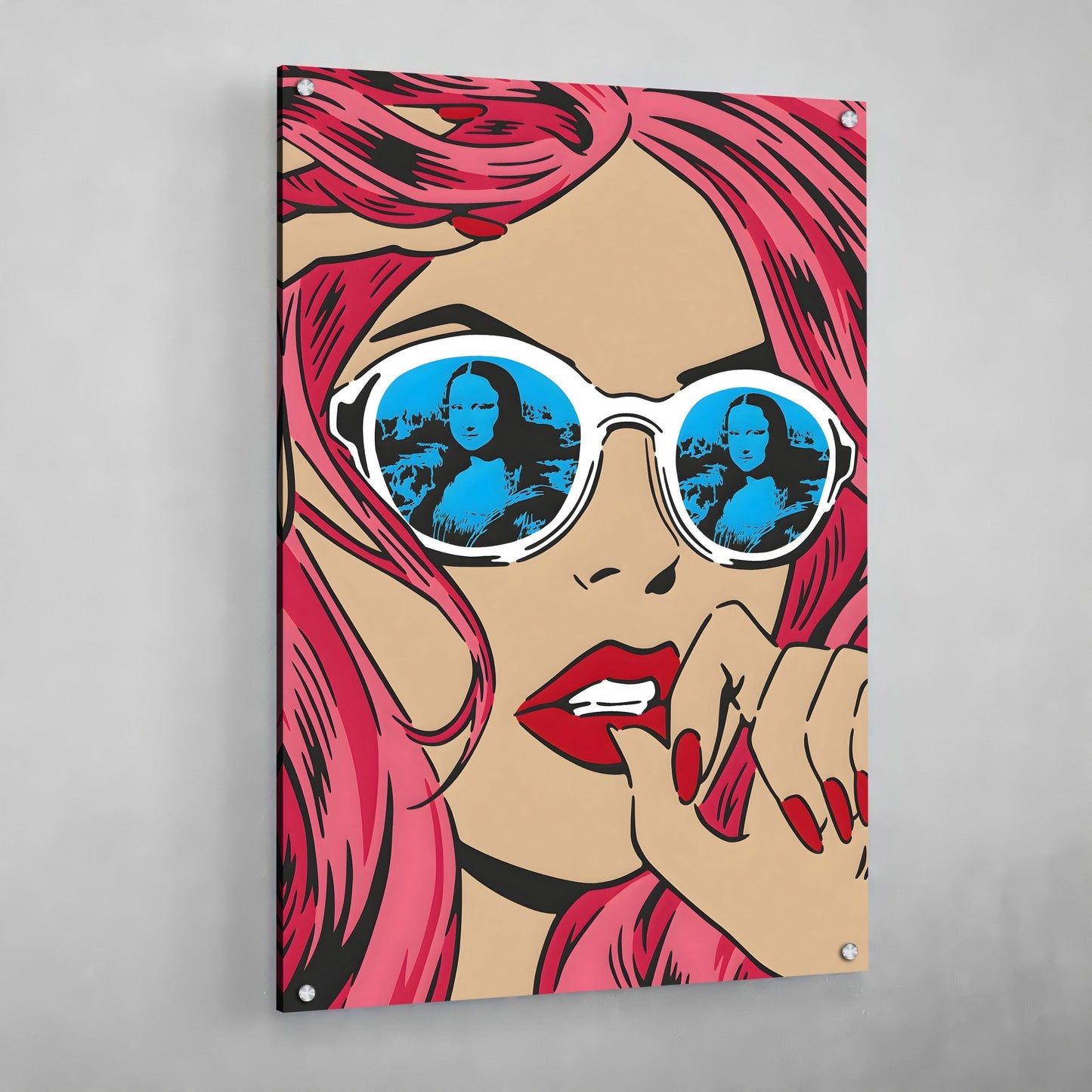 Girl Pop Art Canvas - The Trendy Art