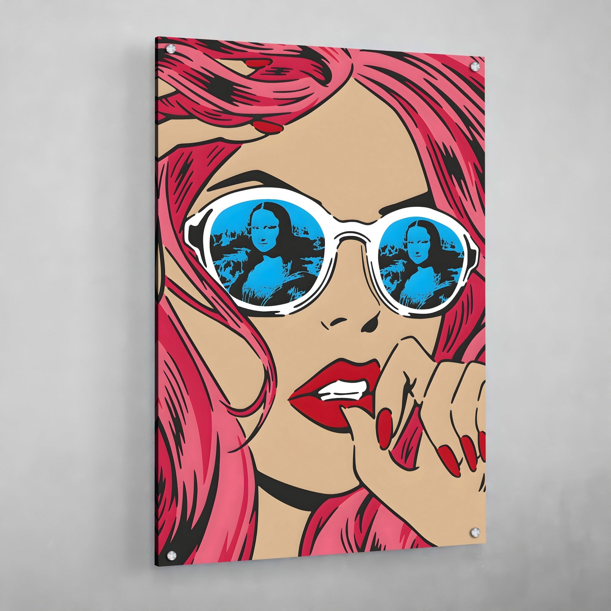 Girl Pop Art Canvas - The Trendy Art