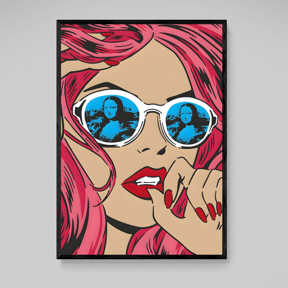 Girl Pop Art Canvas - The Trendy Art