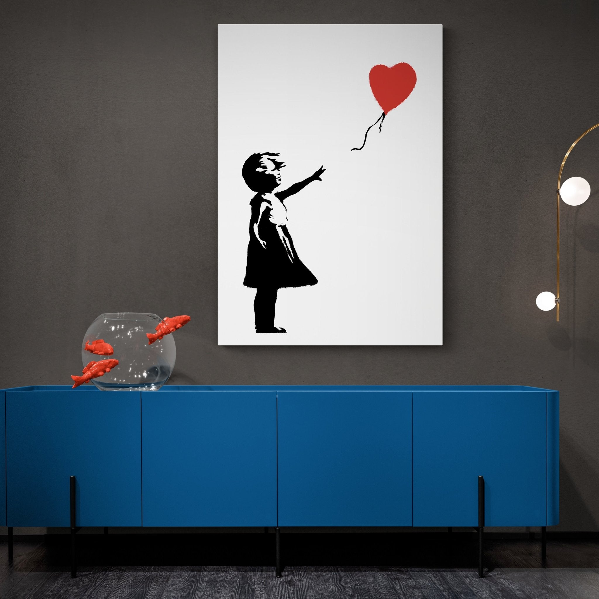 Affiche Banksy : La petite fille au ballon