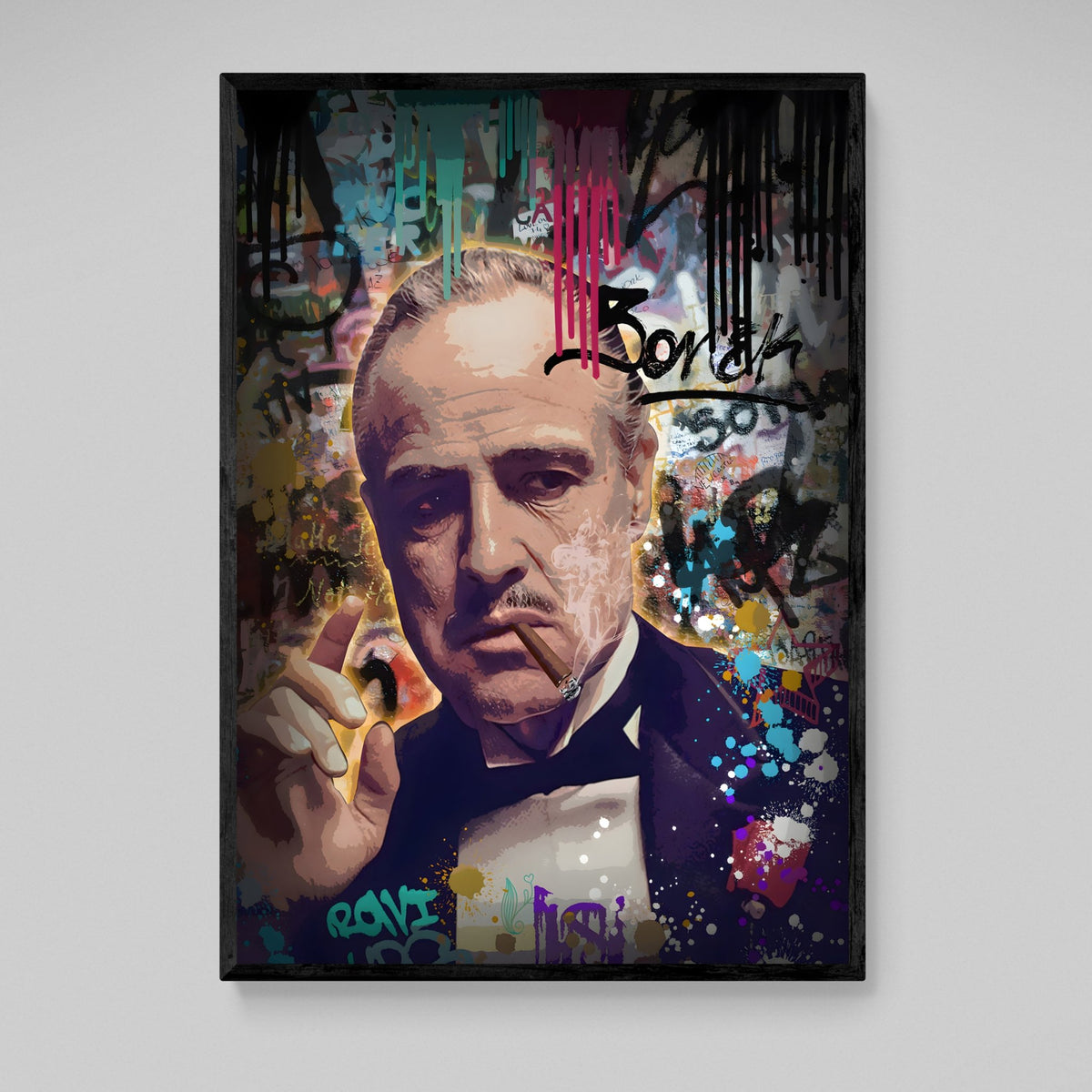 GodFather Graffiti Wall Art - The Trendy Art