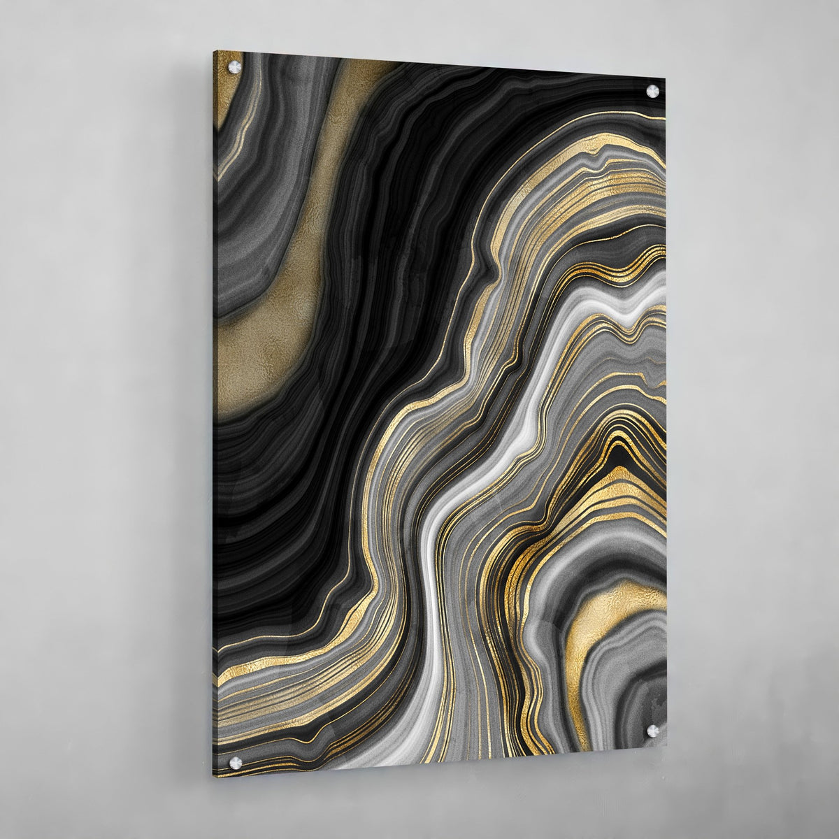 Gold Marble Wall Art - The Trendy Art