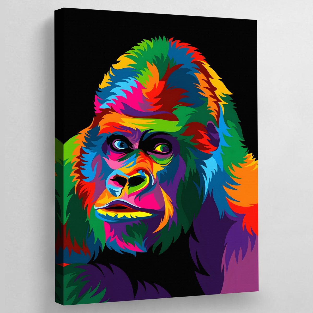Gorilla Pop Art Canvas - The Trendy Art