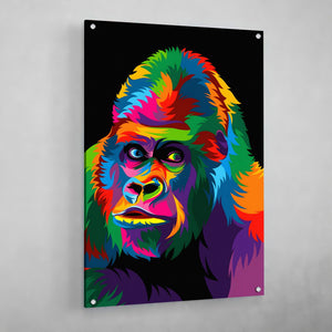Gorilla Pop Art Canvas - The Trendy Art
