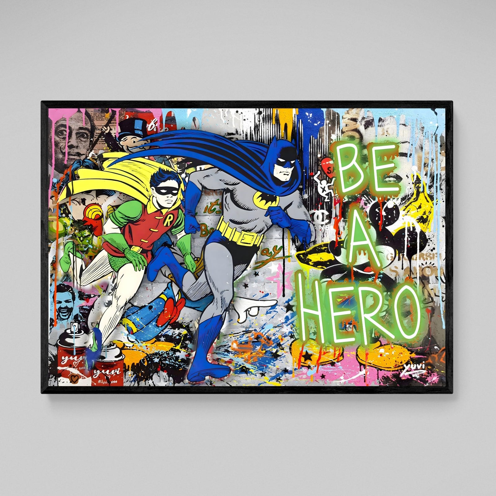 Graffiti Comic Wall Art - The Trendy Art