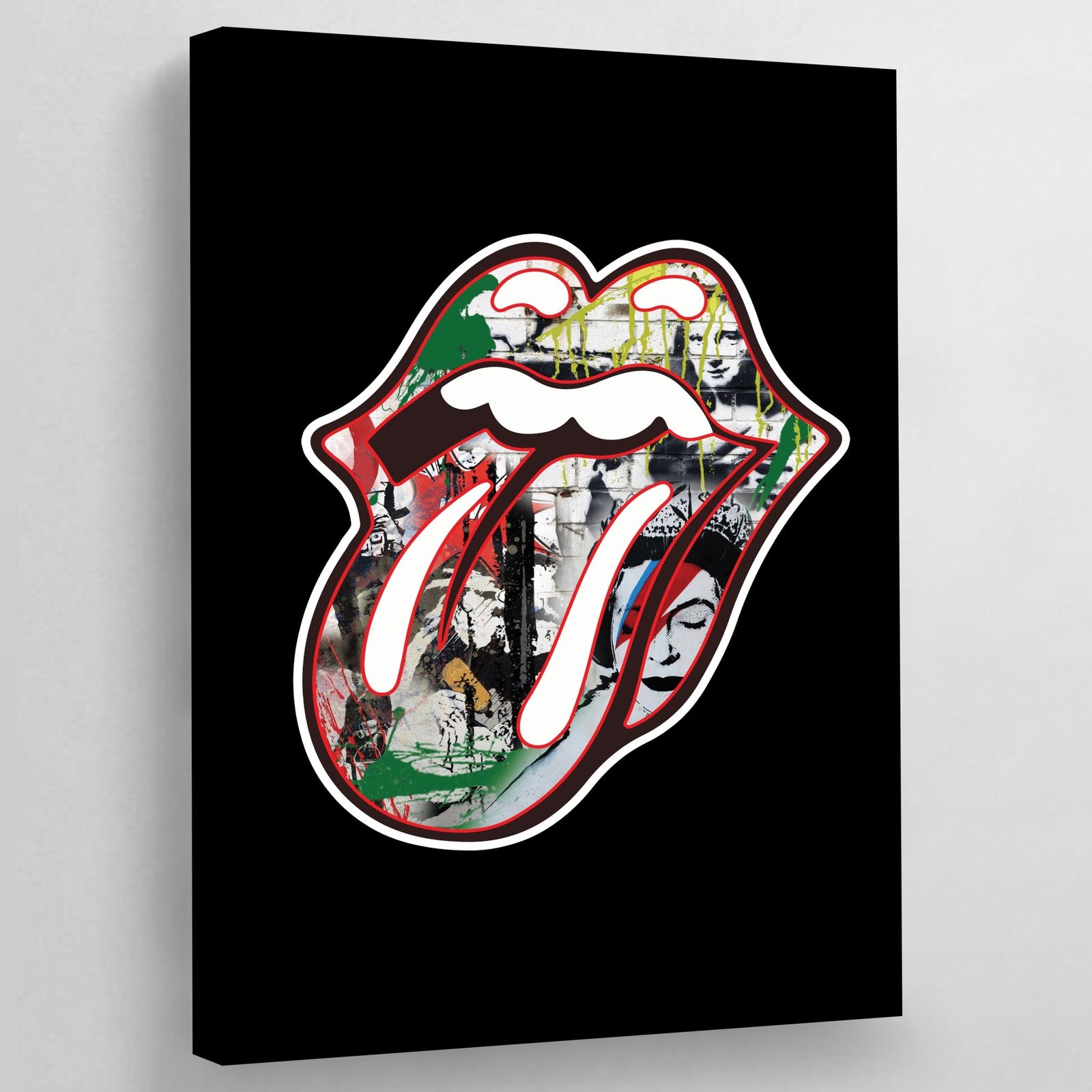 Graffiti Lips Wall Art - The Trendy Art
