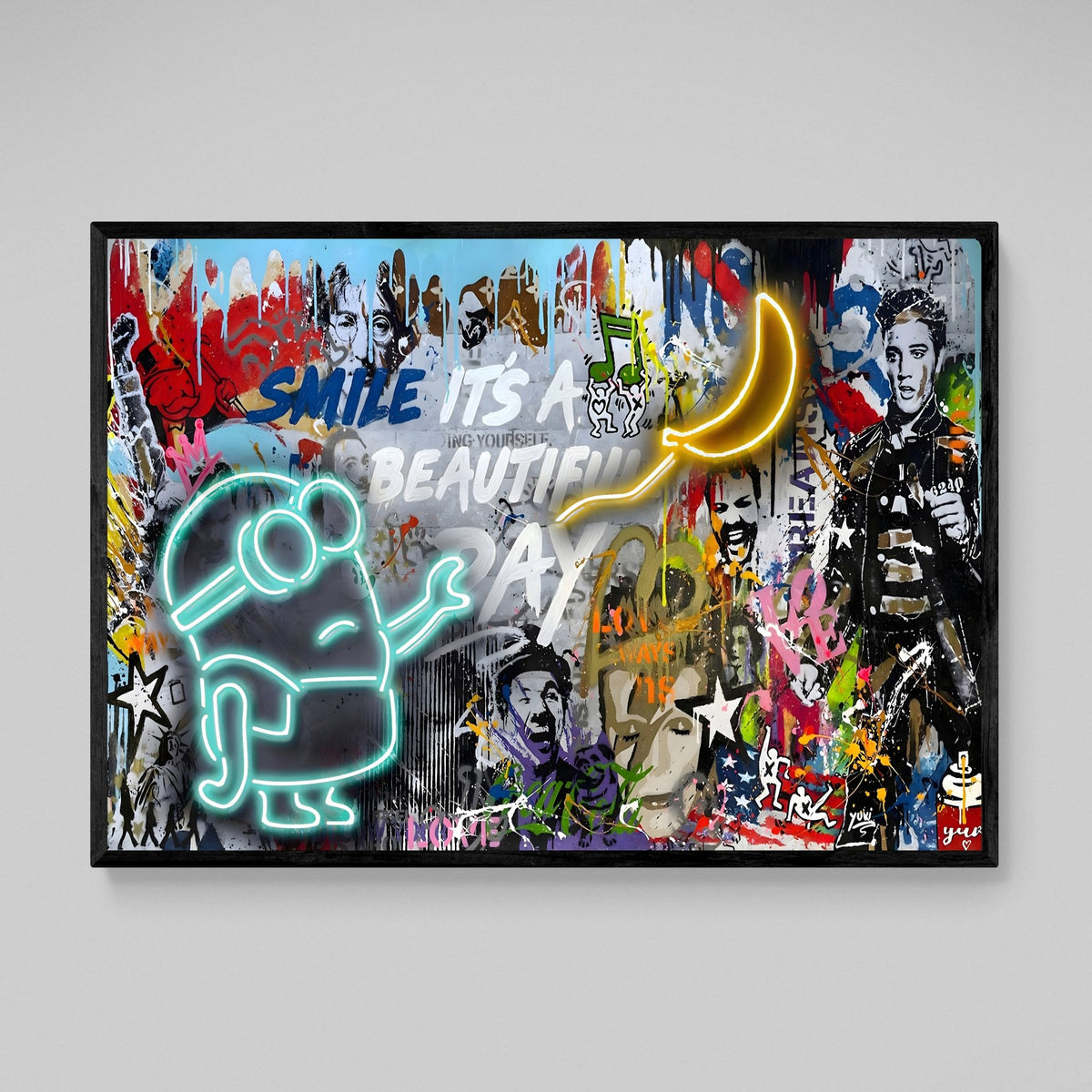 Graffiti Modern Wall Art - The Trendy Art