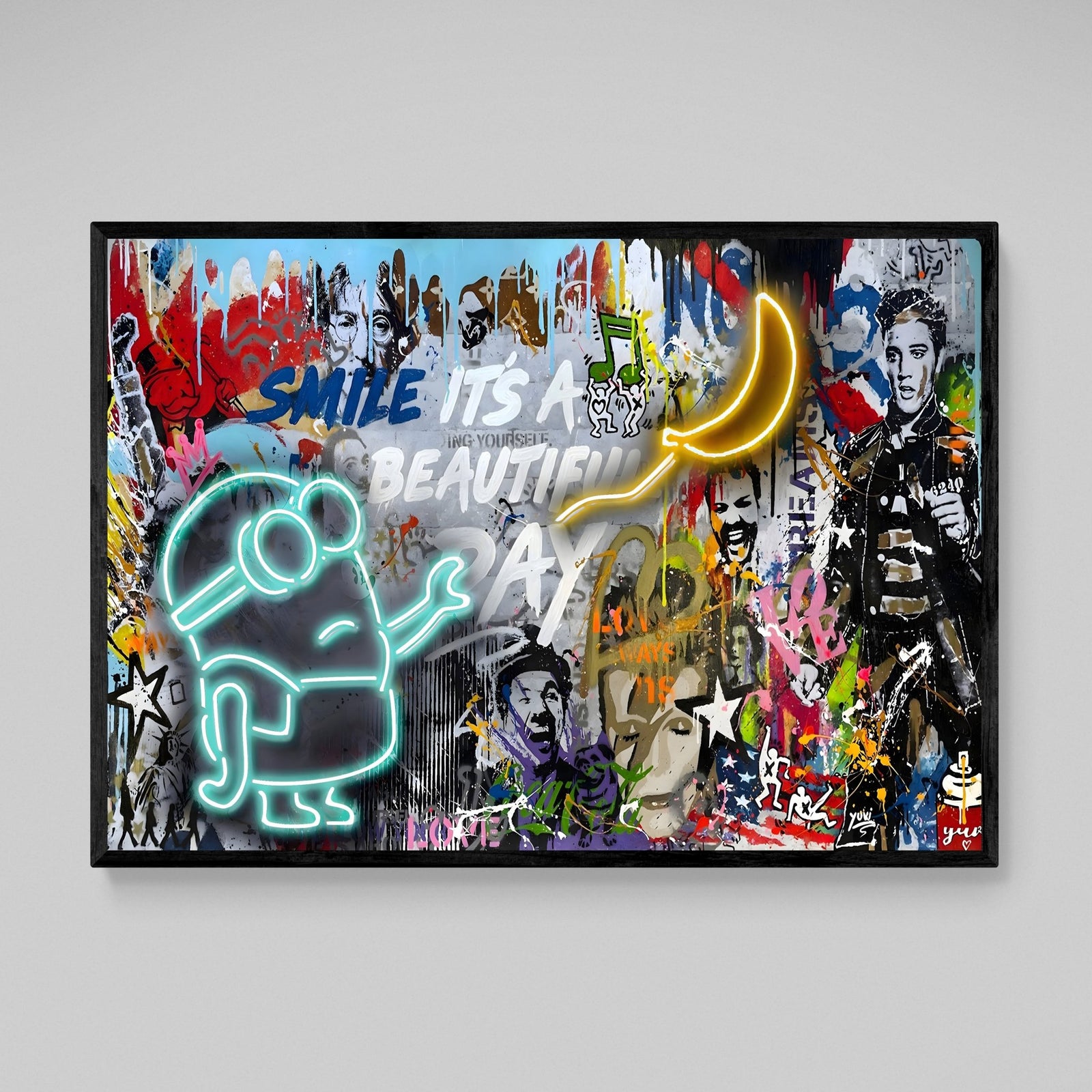 Graffiti Modern Wall Art - The Trendy Art