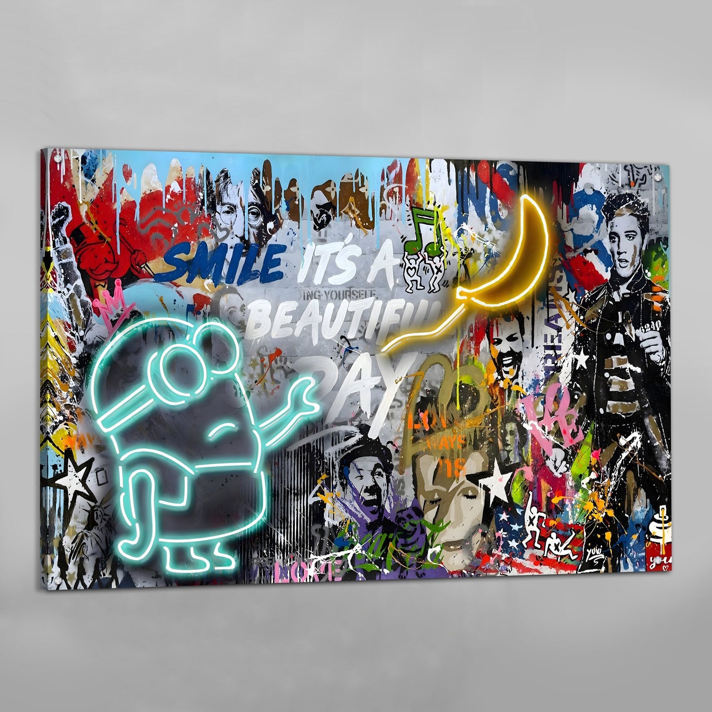 Graffiti Modern Wall Art - The Trendy Art