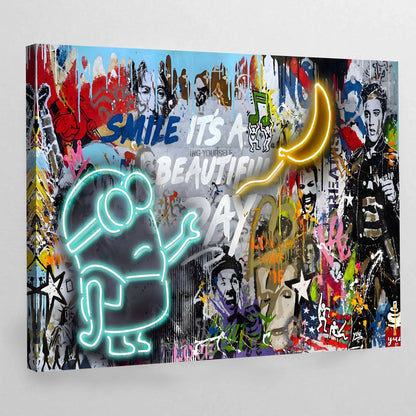 Graffiti Modern Wall Art - The Trendy Art