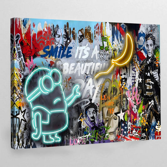 Graffiti Modern Wall Art - The Trendy Art