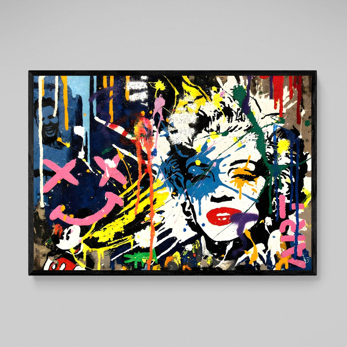 Graffitis Canvas Wall Art - The Trendy Art