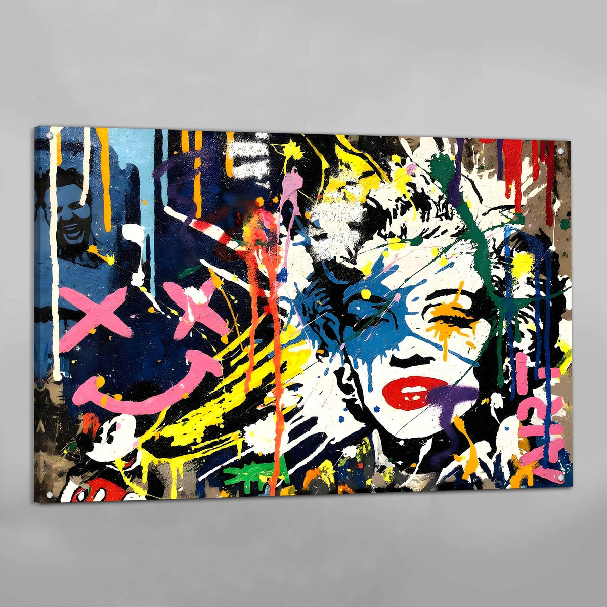 Graffitis Canvas Wall Art - The Trendy Art