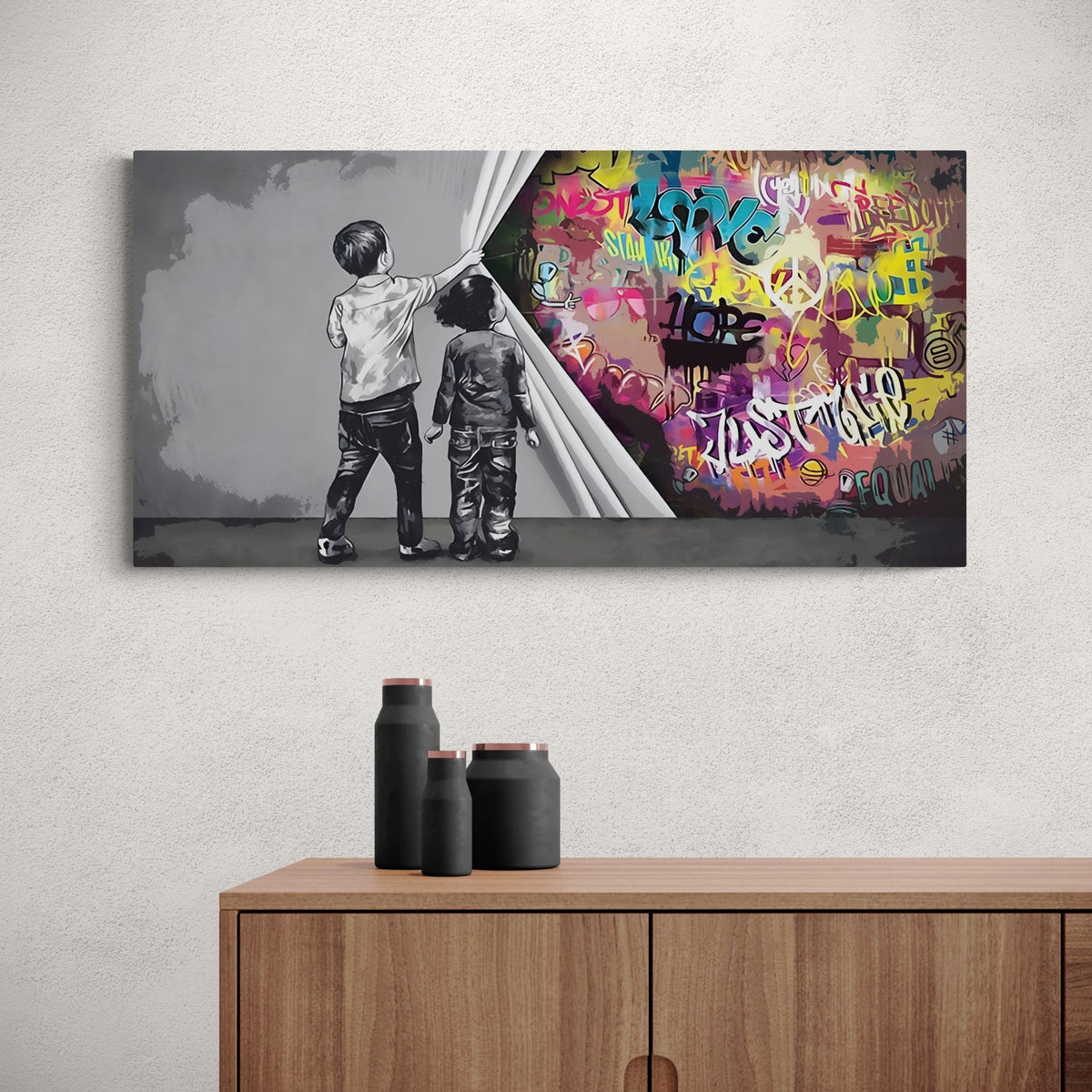 Graffitis Wall Art - The Trendy Art
