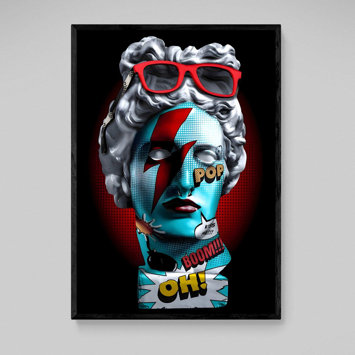 Greek Pop Art Canvas - The Trendy Art