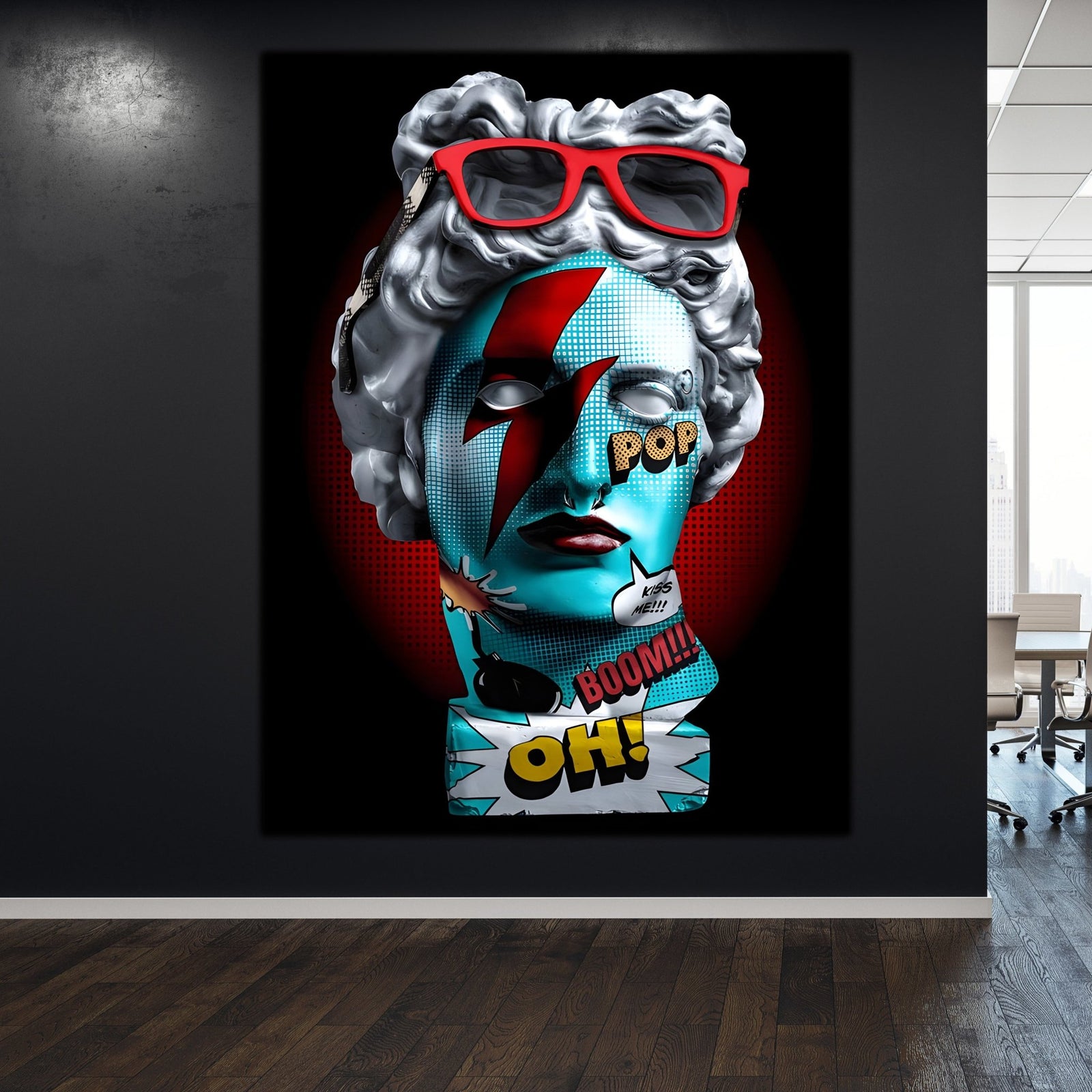 Greek Pop Art Canvas - The Trendy Art