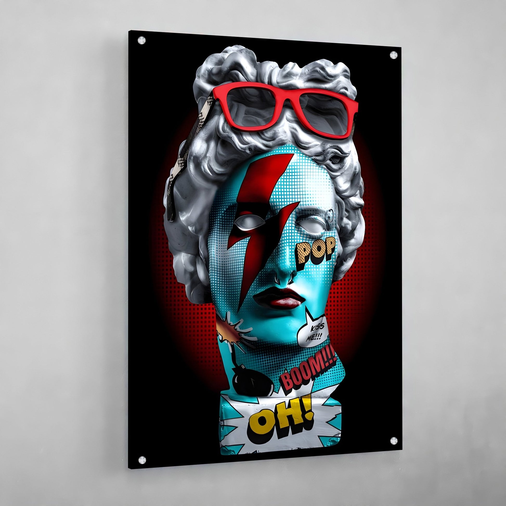 Greek Pop Art Canvas - The Trendy Art