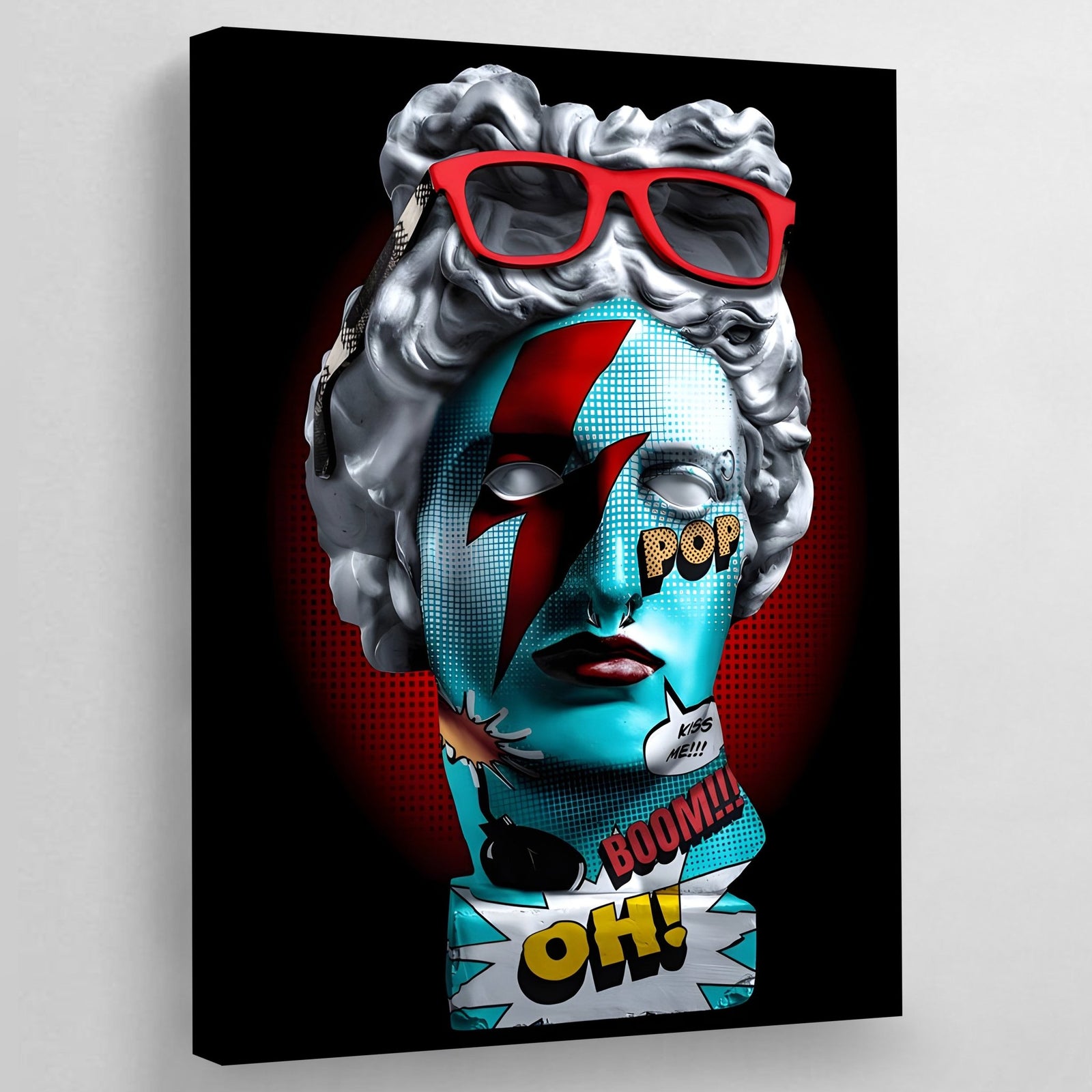 Greek Pop Art Canvas - The Trendy Art