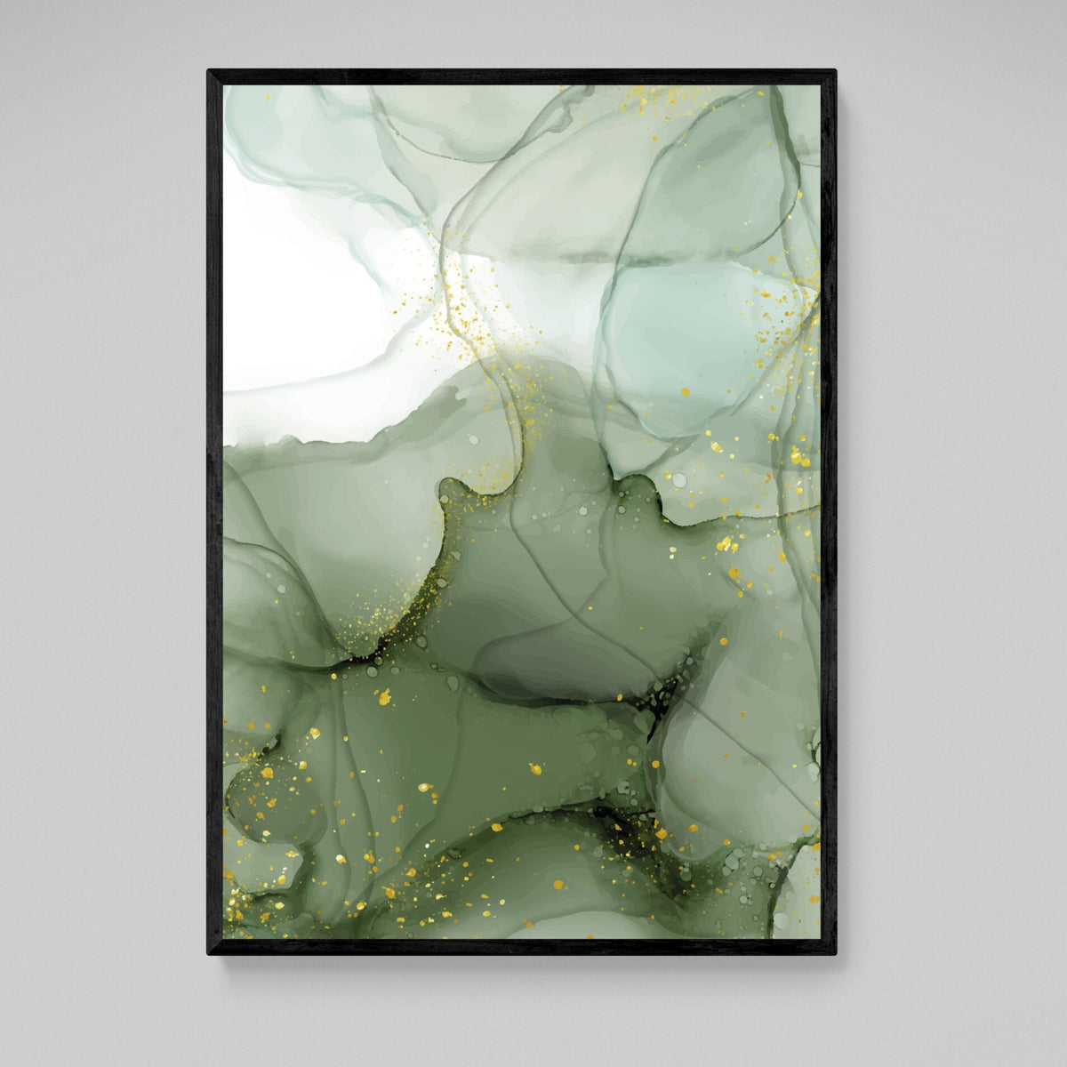 Green Marble Wall Art - The Trendy Art