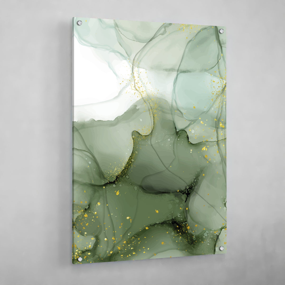 Green Marble Wall Art - The Trendy Art