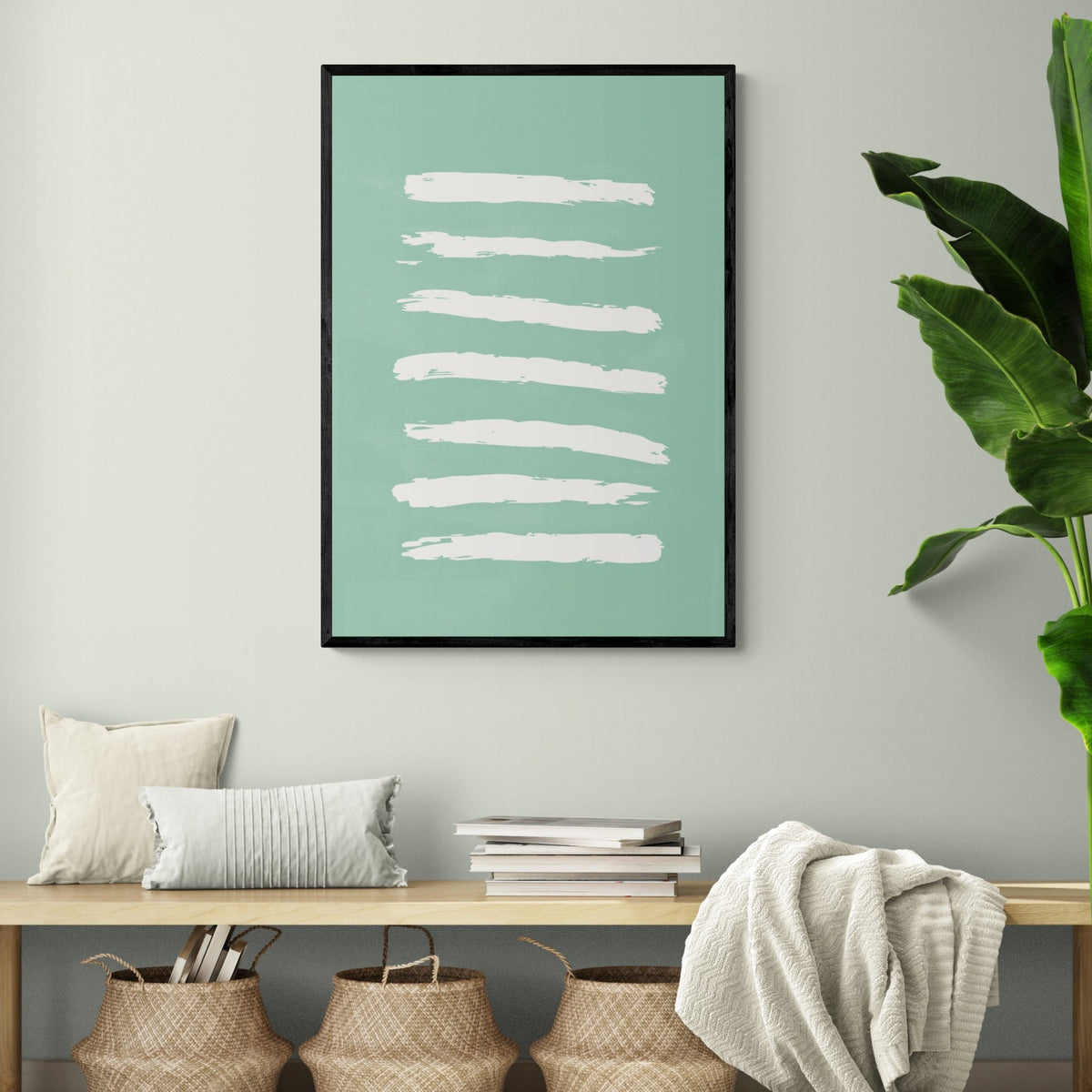 Green Minimalist Art - The Trendy Art