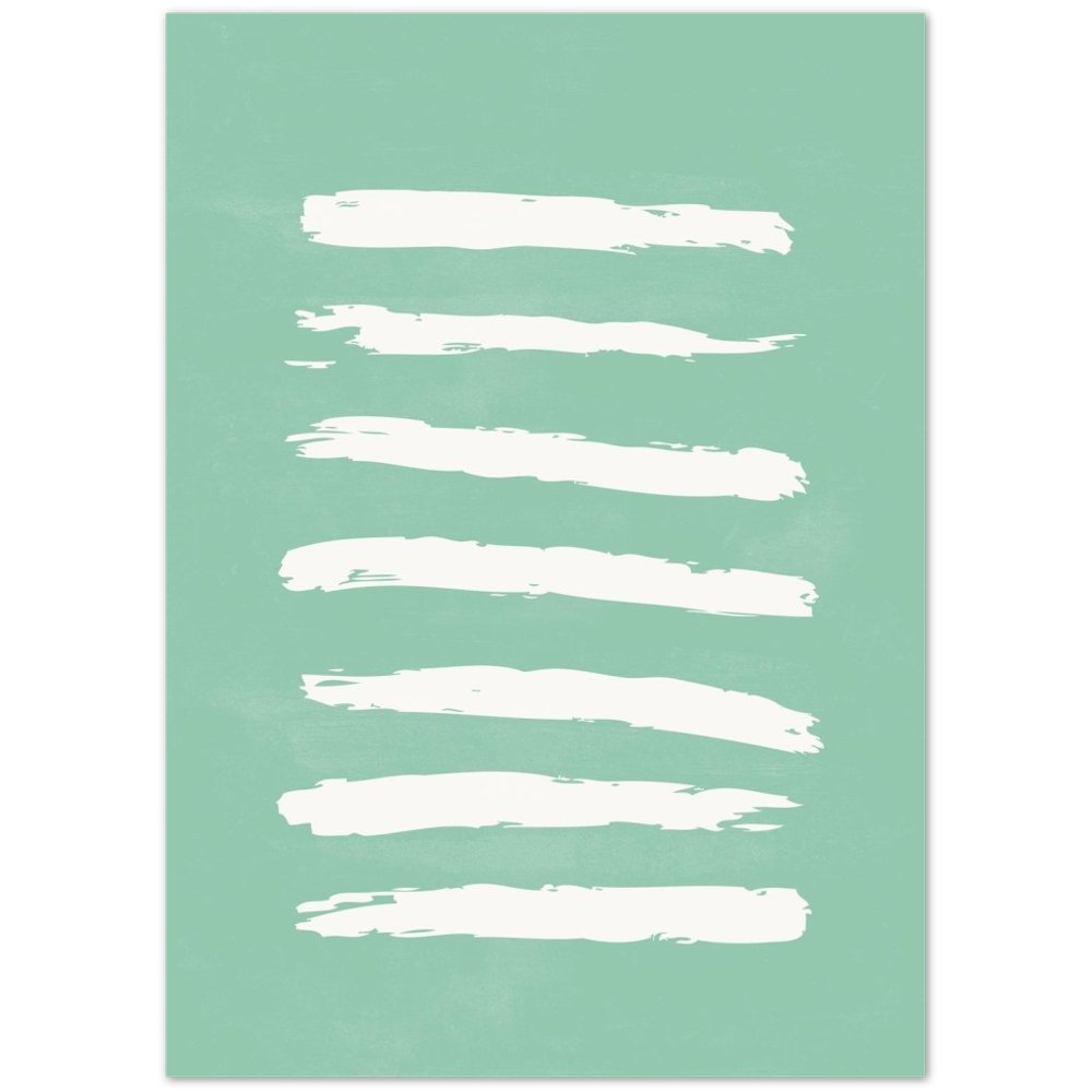 Green Minimalist Art - The Trendy Art