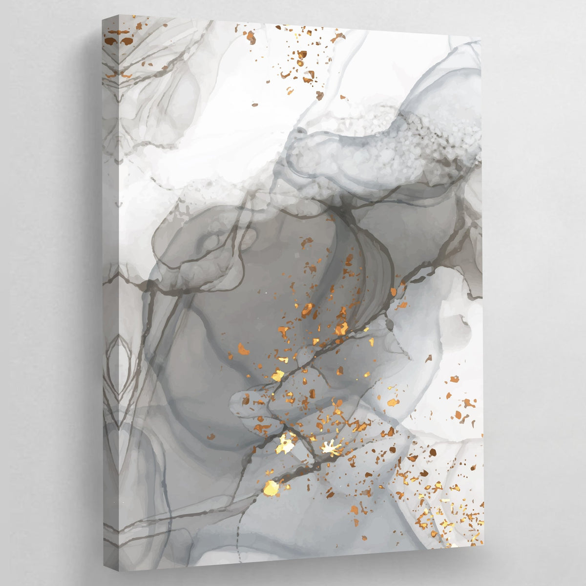Grey Marble Wall Art - The Trendy Art
