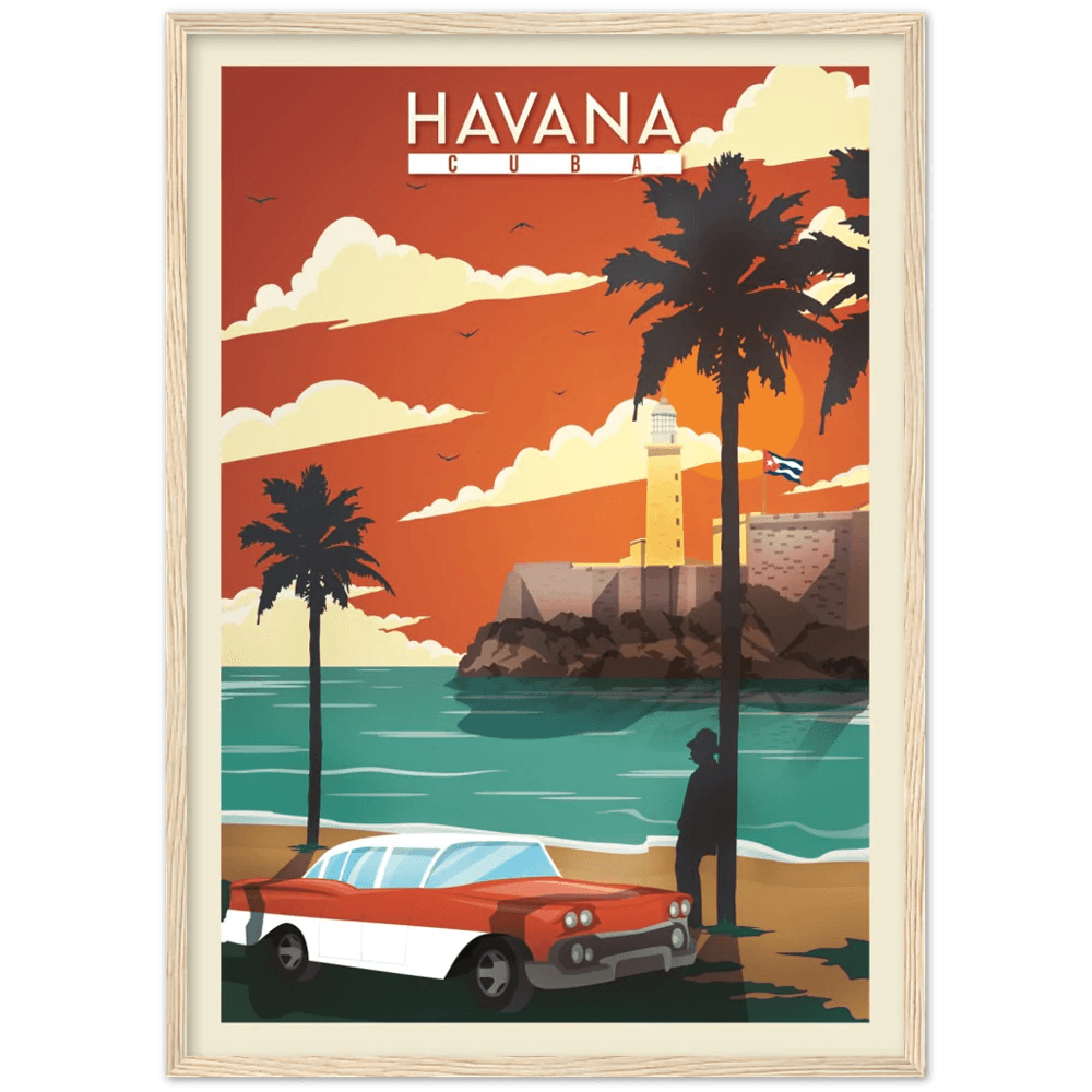 Havana Retro Wall Art - The Trendy Art